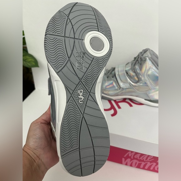 Ryka Women's Tenacious Patent Silver Iridescent Comfort
Training Sneakers - Picture 8 of 16